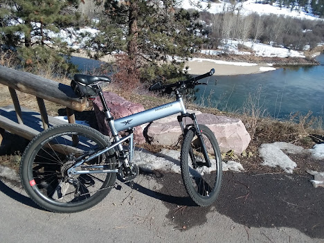 Rick's Montague Mountain bike above Bitteroot river