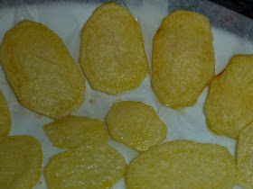 Batatas fritas no micro-ondas