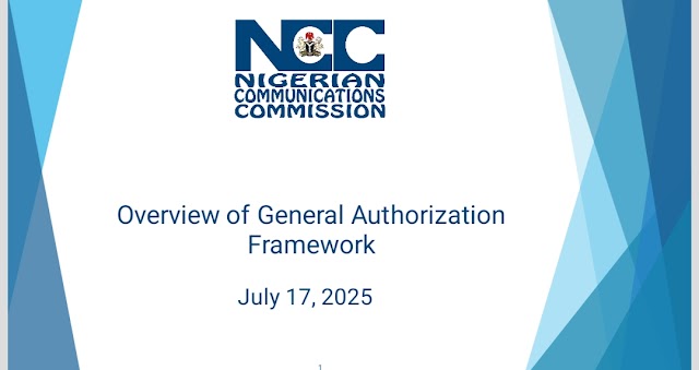 NCC Unveils General Authorisation Framework to Boost Telecom Innovation