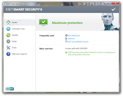 Eset-Smart-Security antivirus password and username eve gratis 2013