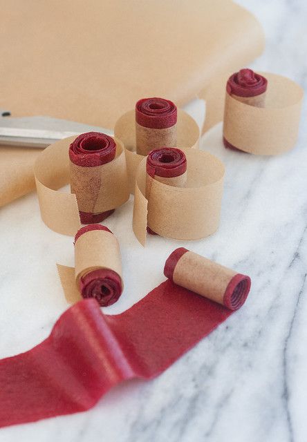 Homemade Raspberry Fruit Leather