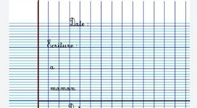 كراسة الخط للمستوى الثالث "فرنسية "