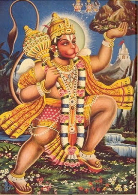 Lord Hanuman Picture and Hanumath Stotram Lyrics