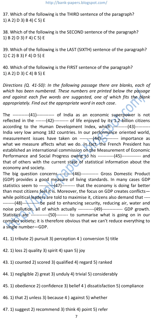 Which Sentence Uses The Word Abominable Correctly? Banking Question For IBPS