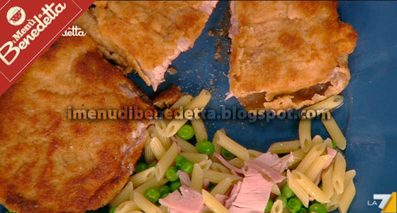 Cordon Bleu con Pasta e Piselli di Benedetta Parodi