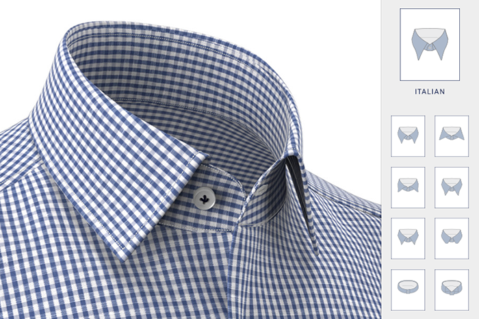 camicia online su misura