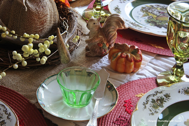 Thanksgiving Tablescapes-Bargain Decorating with Laurie