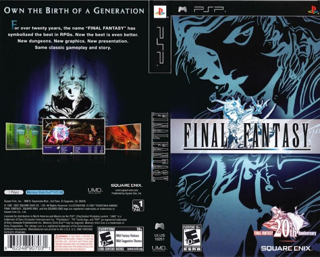 Final Fantasy (USA) - PSP ISO Download - omahunduh.com