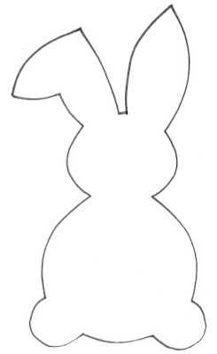 Easter Bunny Outline 1