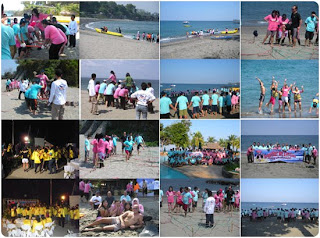 Senggigi Beach in Lombok island Indonesia