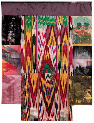 samarkand stitches robert Rauschenberg, textile tours uzbekistan, uzbekistan art craft small group tours 