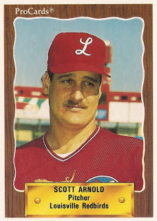 Scott Arnold 1990 Louisville Redbirds card