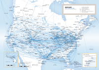 United Airlines Route Map