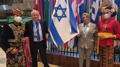 Waduh! Bendera Israel Terpasang di Sidang Parlemen Dunia di Bali, Indonesia Buka Hubungan Diplomatik?