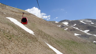 Riding the gondola is a lot of fun