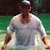 William Levy takes advantage of his trip to the Holy Land to be baptized in the Jordan River