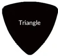 Pick Gitar Triangular