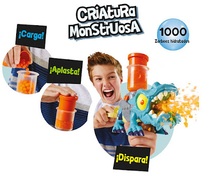 ZORBEEZ - Criatura Monstruosa : Pistola + 1000 bolas | Cife 2017 | JUGUETE MODO DE USO