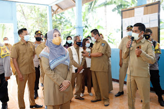 Wagub NTB Meninjau Kegiatan Vaksinasi di Kabupaten Lombok Utara