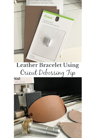 How to Use the Cricut Maker’s QuickSwap Toolset to make engraved leather earrings and debossed leather bracelet.