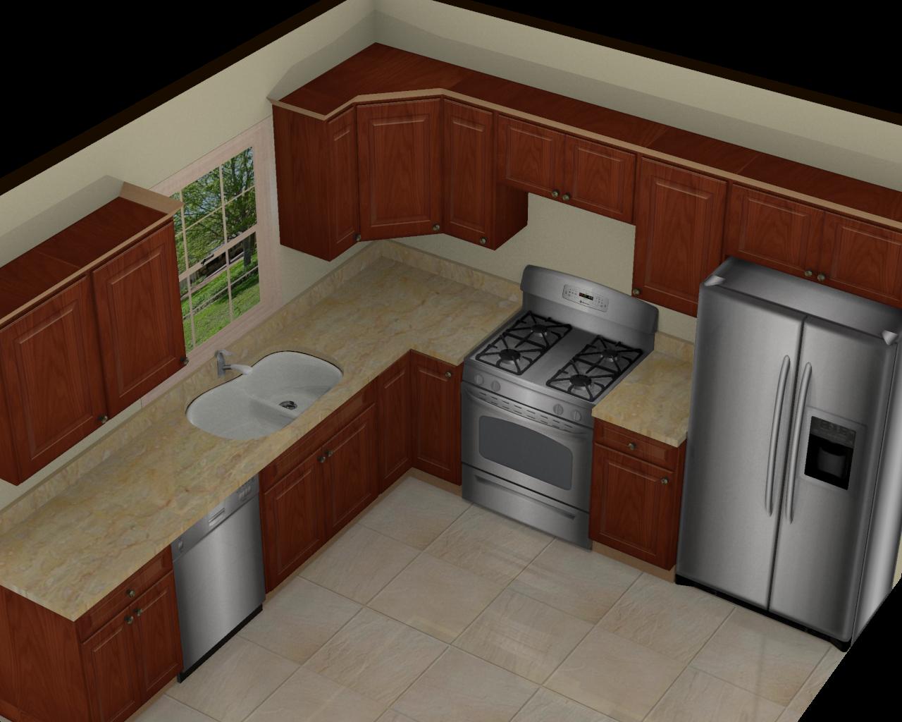 Foundation Dezin Decor 3D Kitchen Model Design 