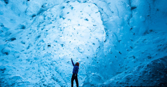 A View inside The Crystal Ice Cave