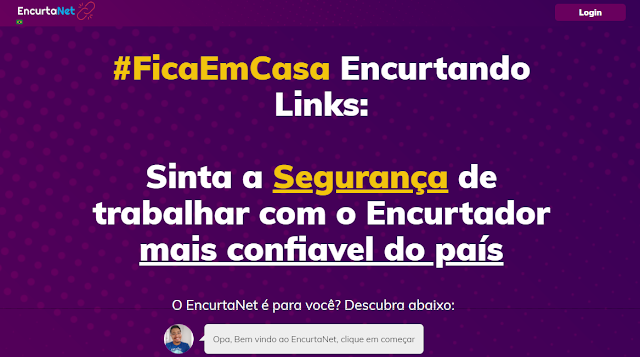 Encurta Net - Melhor encurtador brasileiro de links