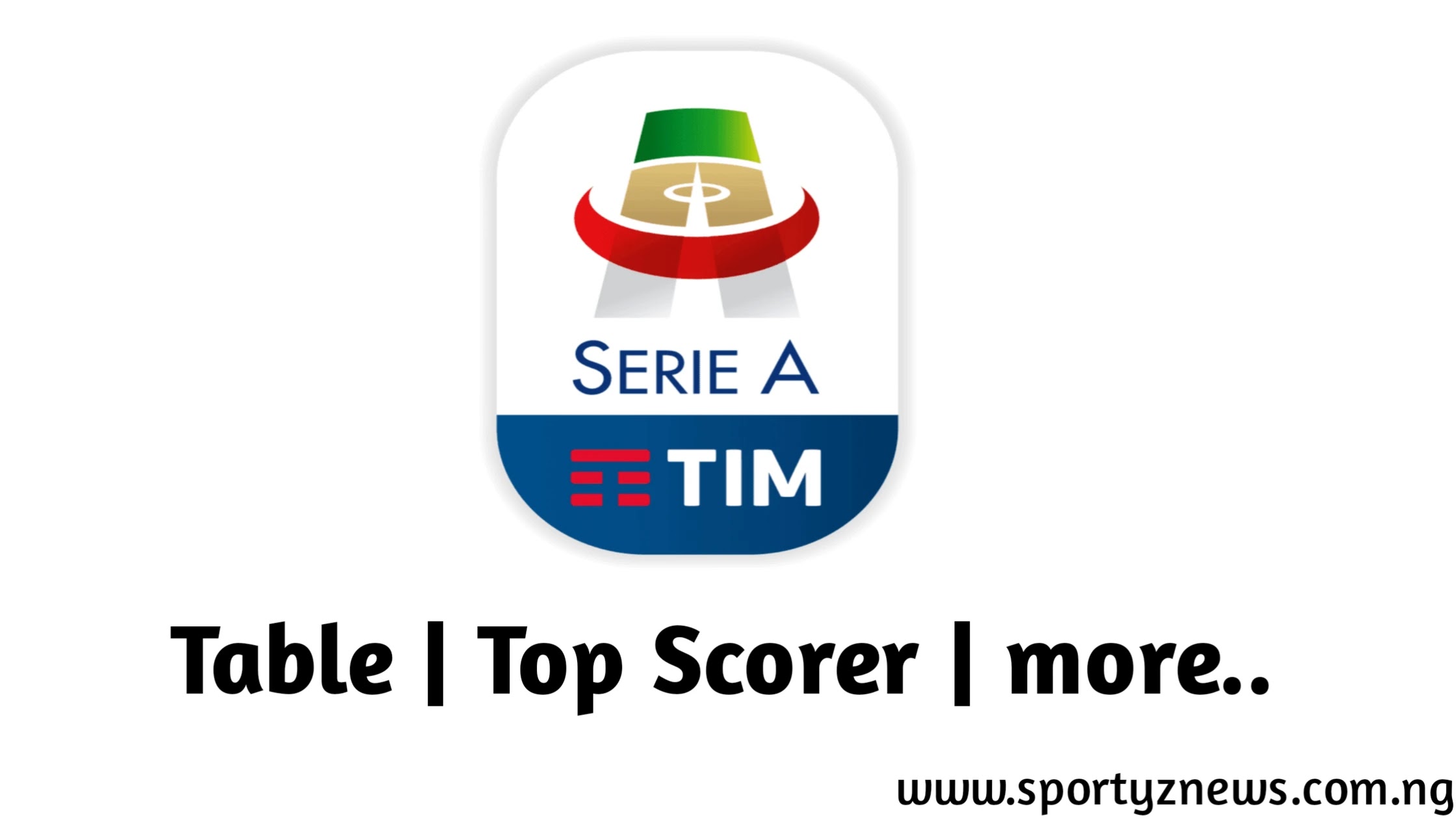 Serie A League Table Top Scorer