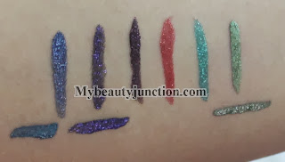 MUFE Aqua eye Liner swatches, review, dupes, photos