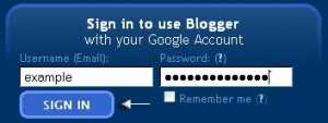 login t -blogger