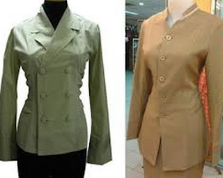 Foto model  baju  dinas pns perawat  kantor pemda guru wanita modern terbaru Model  Baju  Terbaru 