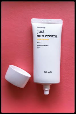 B-LAB- I Am Sorry Just Sun Cream SPF50+// Review
