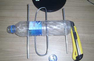 Antena Tv  Digital botol plastik bekas