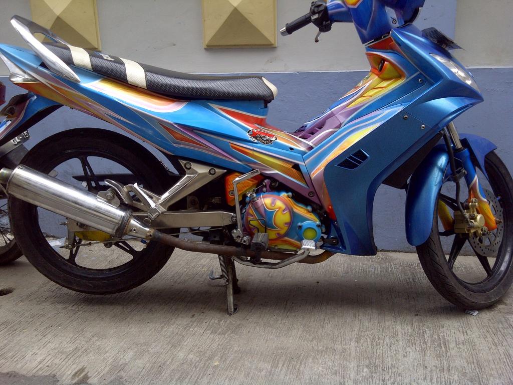 Jupiter MX Airbrush Modifikasi