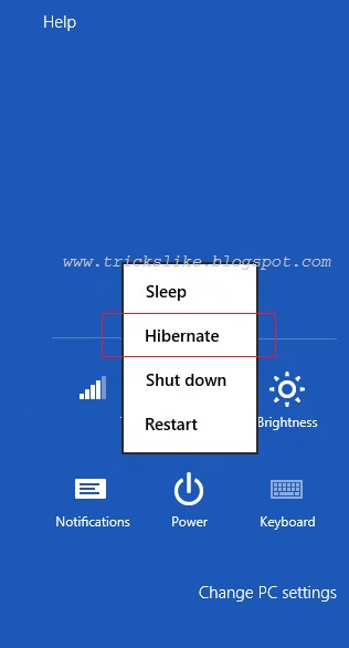 Enable Hibernate in Windows 8