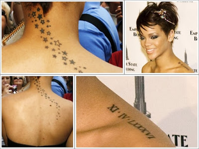 ankle rihanna new tattoos. RIHANNA