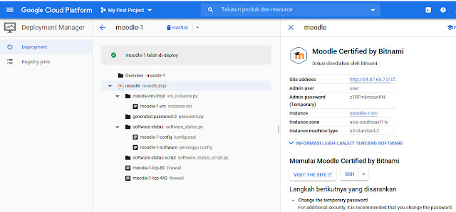 Cara Install Moodle di Google Cloud Platform