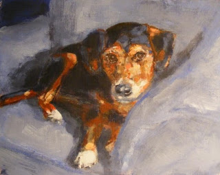 Dog painting Jack