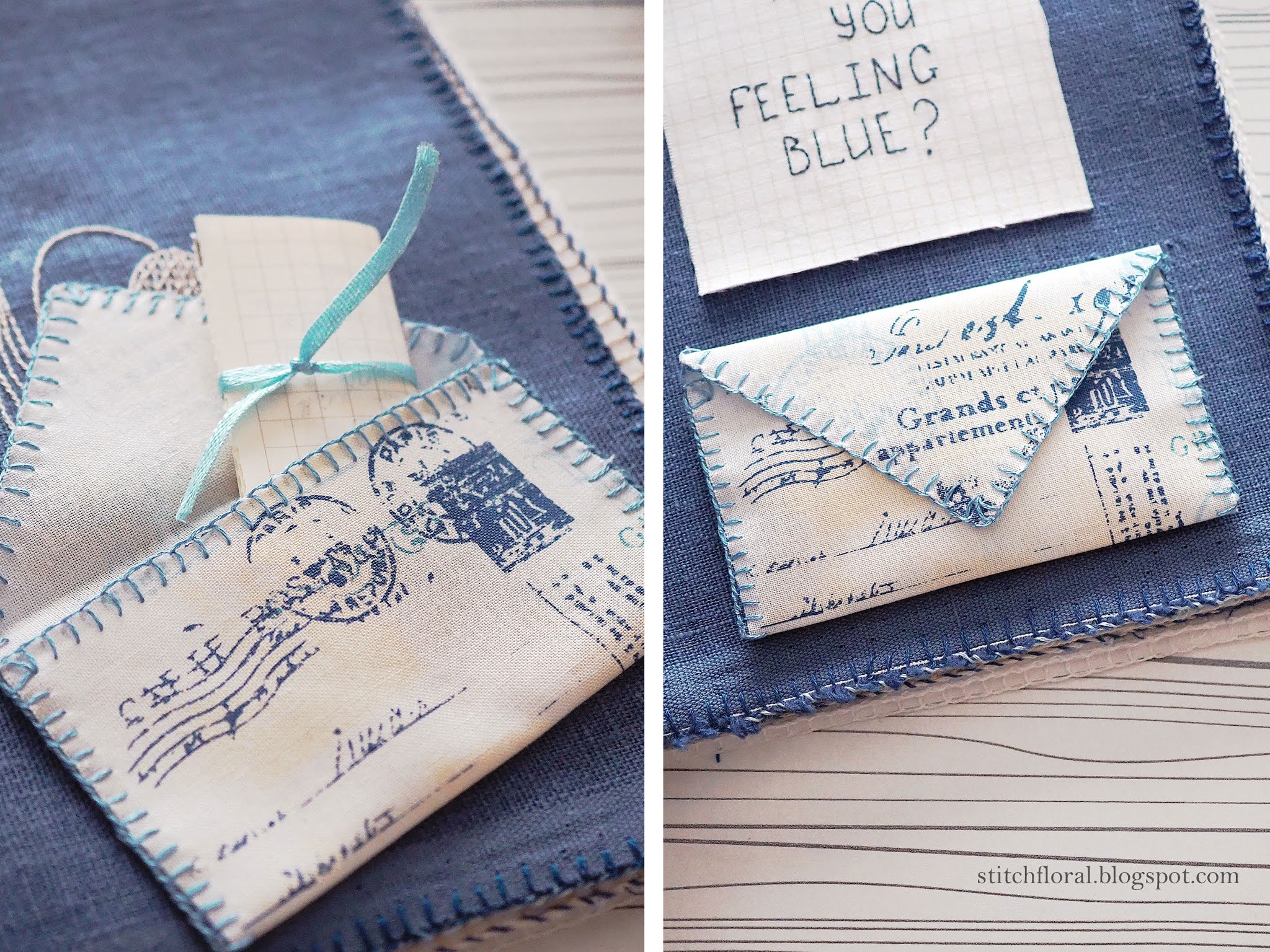 easy fabric envelope tutorial