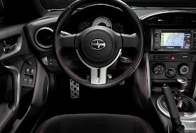 Interior view of 2014 Scion FR-S