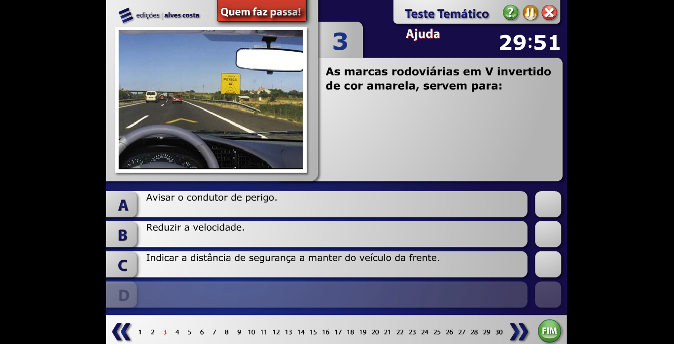 Tirar a Carta de Condução: CD de testes de código gratis