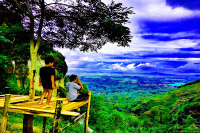 Panorama Angkringan Pohon Gunung Gemblung Trenggalek