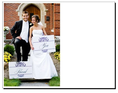 Site Blogspot  Wedding Photo   on Of Our Card Displayed The  Thank You  Picture We Took On Our Wedding