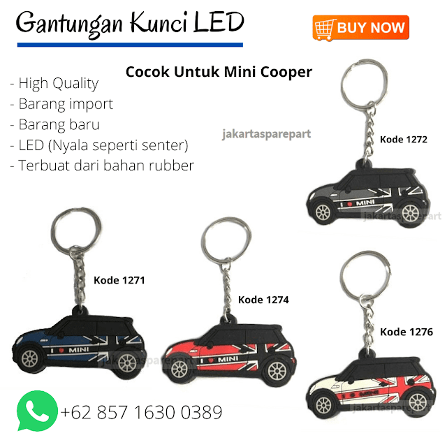 Gantungan Kunci LED For Mini Cooper
