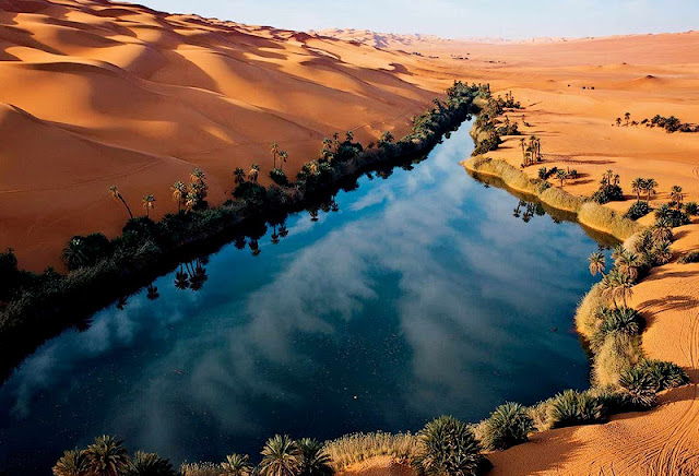 Fabulous Oasis in The Libyan Sahara