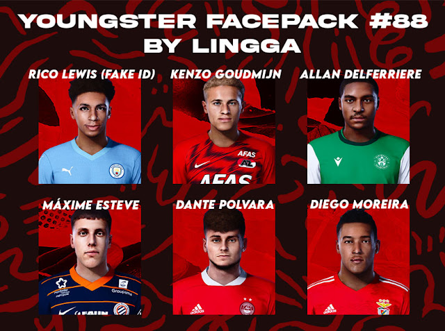 Youngster Facepack V88 For eFootball PES 2021