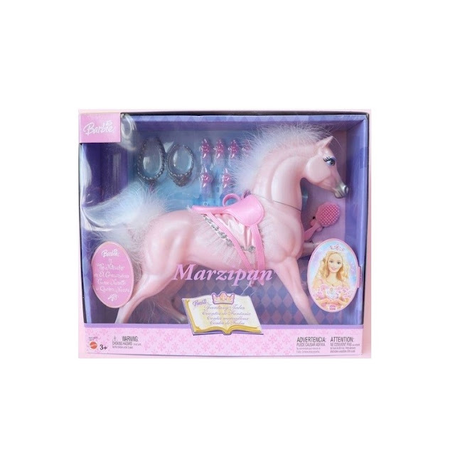 Barbie dans Casse-Noisettes : cheval Pâte d'Amande, réédition de 2004.