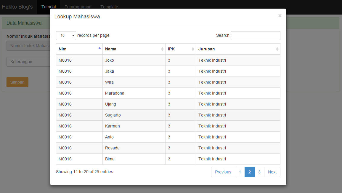 source code aplikasi: Cara Membuat pencarian data dengan ...