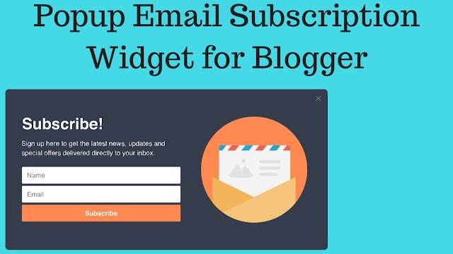 HOW TO ADD EMAIL SUBSCRIPTION WIDGET FOR BLOGGER