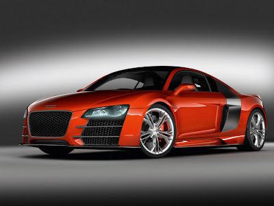 Audi R8 TDI V12 Red Cool Sport Car 1